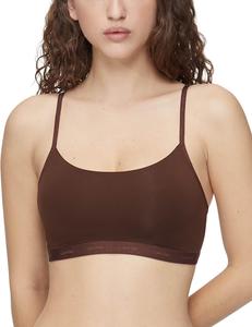 Женский бюстгальтер-бралетт Calvin Klein Form to Body без подкладки, Umber