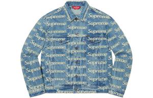 Куртка Supreme Frayed Logos, синий