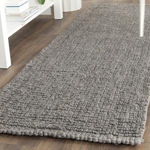 Ковер Safavieh Natural Fiber NF447 с толстым ворсом, 670х76 см, светло-серый