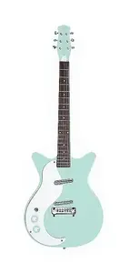Электрогитара Danelectro D59M-PLUS-LFTSG '59 NOS+ Shorthorn формы, 6 струн, с регулируемым мостом для левшей