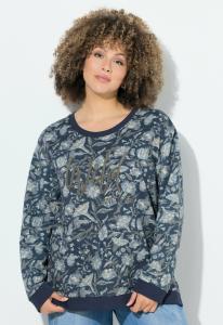 Толстовка Ulla Popken Sweatshirt, Marine/Dark Blue