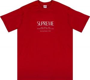 Футболка Supreme Anno Domini Tee 'Red', красный