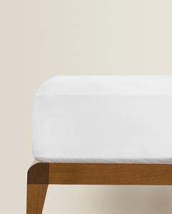 Простыня на подкладке из перкаля Zara Home, белый