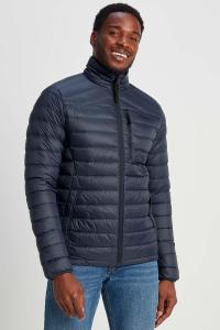 Пуховик Drax с воротником-воронкой TOG24, синий