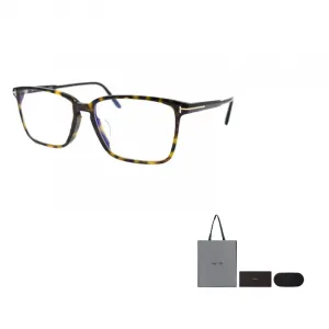 TOM FORD TF Plate Frame прямоугольные очки мужские, Tortoiseshell