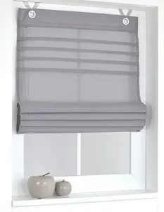 Римская штора / люверс Kessy Biese без сверления | серый 60x140 Kutti