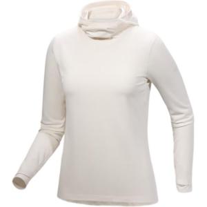 Футболки TAEMA женские с капюшоном, средней высоты Arcteryx, arctic silk heather