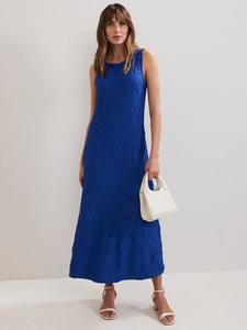Бесплатное платье миди Talia с фактурной тканью Phase Eight, Blue