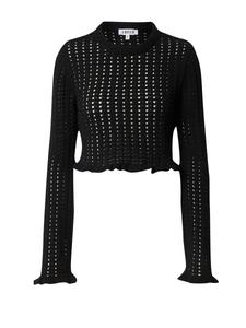 Тонкий вязаный свитер EDITED Sweater Gila, черный