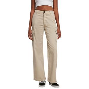 Брюки Urban Classics Straight high waist cargo, бежевый