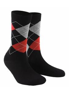 Носки Wilox Baumwoll ARGYLE 2er Pack, черный