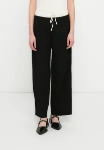 Простые брюки с начесом Gap, Black