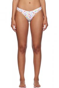 Белый Suki Floral Classic Bikini Bottom Frankies Bikinis