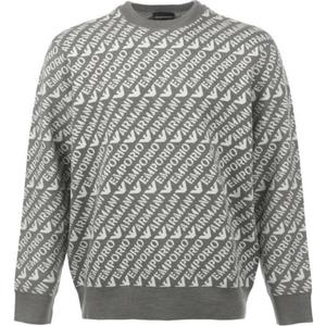EMPORIO ARMANI Свитер мужской серый