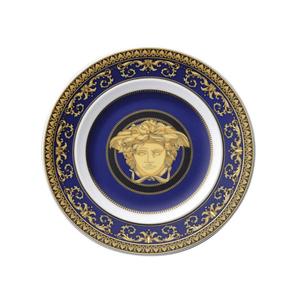 Rosenthal Versace Medusa Тарелка для синего хлеба 18 см Rosenthal meets Versace, белый/синий/золотой