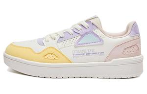 QIAODAN Износостойкие низкие кроссовки женские, белые, желтые, розовые