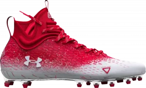 Бутсы Under Armour Spotlight Lux MC 2.0 Red White, красный