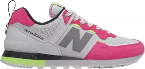 Кроссовки New Balance Wmns 574 'White Pink Glow', розовый
