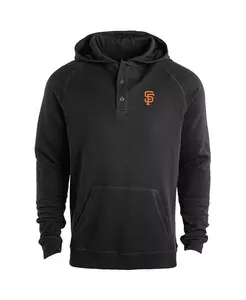 Мужская черная толстовка с капюшоном Montana Raglan San Francisco Giants Dunbrooke