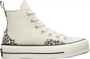 Кроссовки Converse Wmns Chuck Taylor All Star Lift Platform High Animalier, кремовый