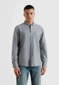 Рубашка-Оксфорд brewer box fit Farah, White True Navy