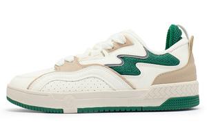 SKATE UP Upper Plate Series Скейтбордические кеды женские низкие белый/зеленый 361°