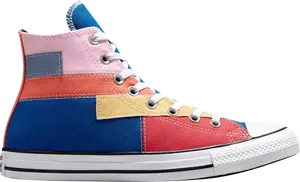 Кроссовки Converse Chuck Taylor All Star High Patchwork, разноцветный