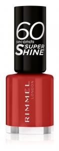 Лак для ногтей Rimmel 60 Seconds Super Shine, оттенок 310 Double Decker Red 8 мл