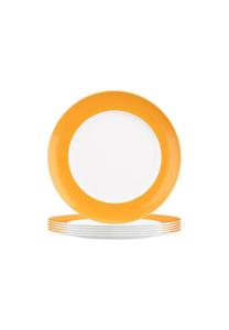 Набор из 6 обеденных тарелок Liberty Pure Colors ø 22,5 см оранжевые Seltmann Weiden