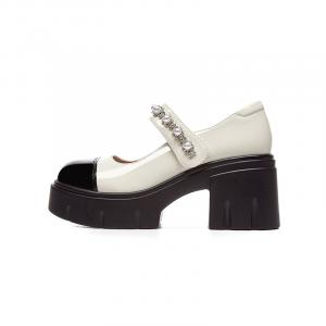 Туфли Мэри Джейн на массивном каблуке для женщин DAPHNE, Black