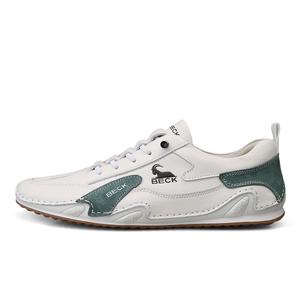 Дышащие низкие повседневные туфли унисекс BECK, White Green