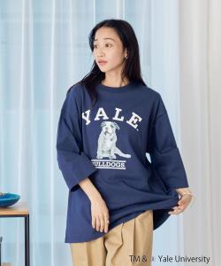 Эксклюзивная футболка YALE с коротким рукавом и разнообразными принтами, свободного кроя Coen, цвет Navy