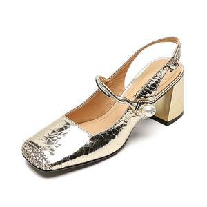 Сандалии на бретельках 7 см Women's Echo&yolo, серебристый