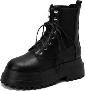 Женские ботильоны Roimaash на платформе, 158 Pu-Black