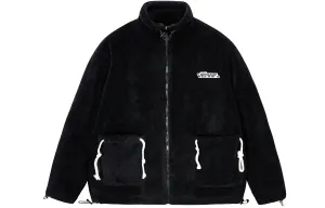 Бархатная куртка унисекс ICONS Lab, Черный