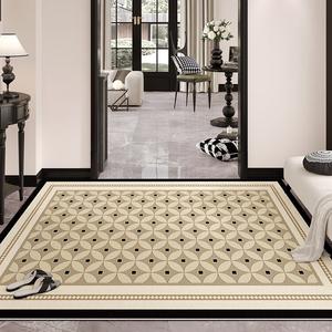 Xinglianxin Ковер 140х180 см для прихожей из кожи, моющийся, стираемый, нарезной в стиле French-Dots