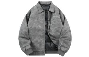 Kawasaki Кожаная куртка унисекс, Light Gray (Down)