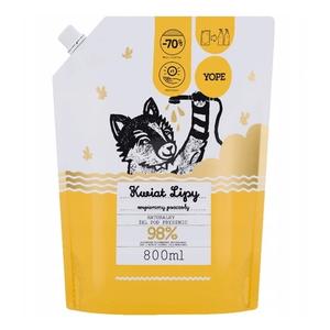 Натуральный гель для душа Lime Blossom Refill 800 мл Yope