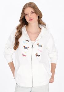 Толстовка myMo Zip-up sweatshirt, Offwhite/Off-White