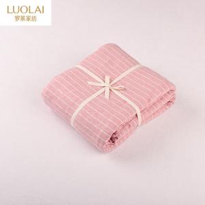 Luolai Home Пододеяльник 220х240 см из хлопкового трикотажа, цвет MB038 Mixed Pink Fine Striped