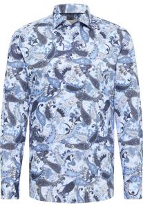 Рубашка делового кроя Slim Fit ETERNA, синий/темно-синий