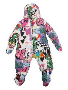 Комбинезон Graffiti Love Khrisjoy Kids, розовый