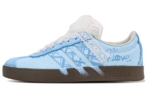 Adidas VL COURT 2.0 Ice Blue Love Кроссовки для скейтбординга женские Blue