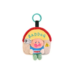 Креативный дофаминовый аксессуар разноцветный сопровождающий и успокаивающий милый плюшевый кулон 9cm height PUDOWRABBIT