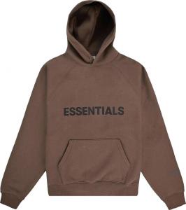 Худи Fear of God Essentials x SSENSE Hoodie 'Rain Drum', коричневый