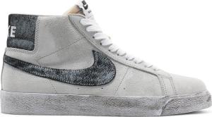 Кроссовки Nike Zoom Blazer Mid Premium SB 'Faded Pack - Grey Fog Black', серый