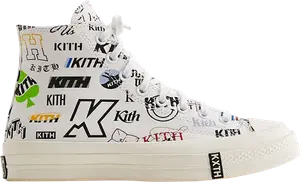 Кроссовки Converse Kith x Chuck 70 High 10th Anniversary - White, белый