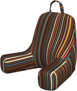 Чехол для подушки для чтения Ambesonne в полоску, с яркими вертикальными тонкими и четкими полосками в ретро-стиле, геометрический абстрактный дизайн, мягкий чехол для кровати без наполнителя, маленький размер, разноцветный., Multicolor