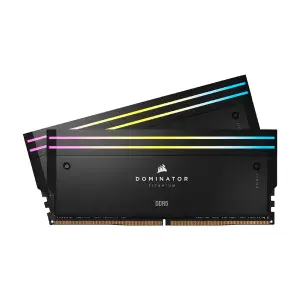 Оперативная память Corsair Dominator Titanium RGB, 32 ГБ (2x16), DDR5, CL34, 7200 МГц, черный