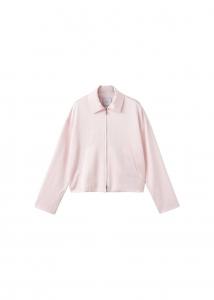 Куртка межсезонная MANGO Berlin, светло-розовый